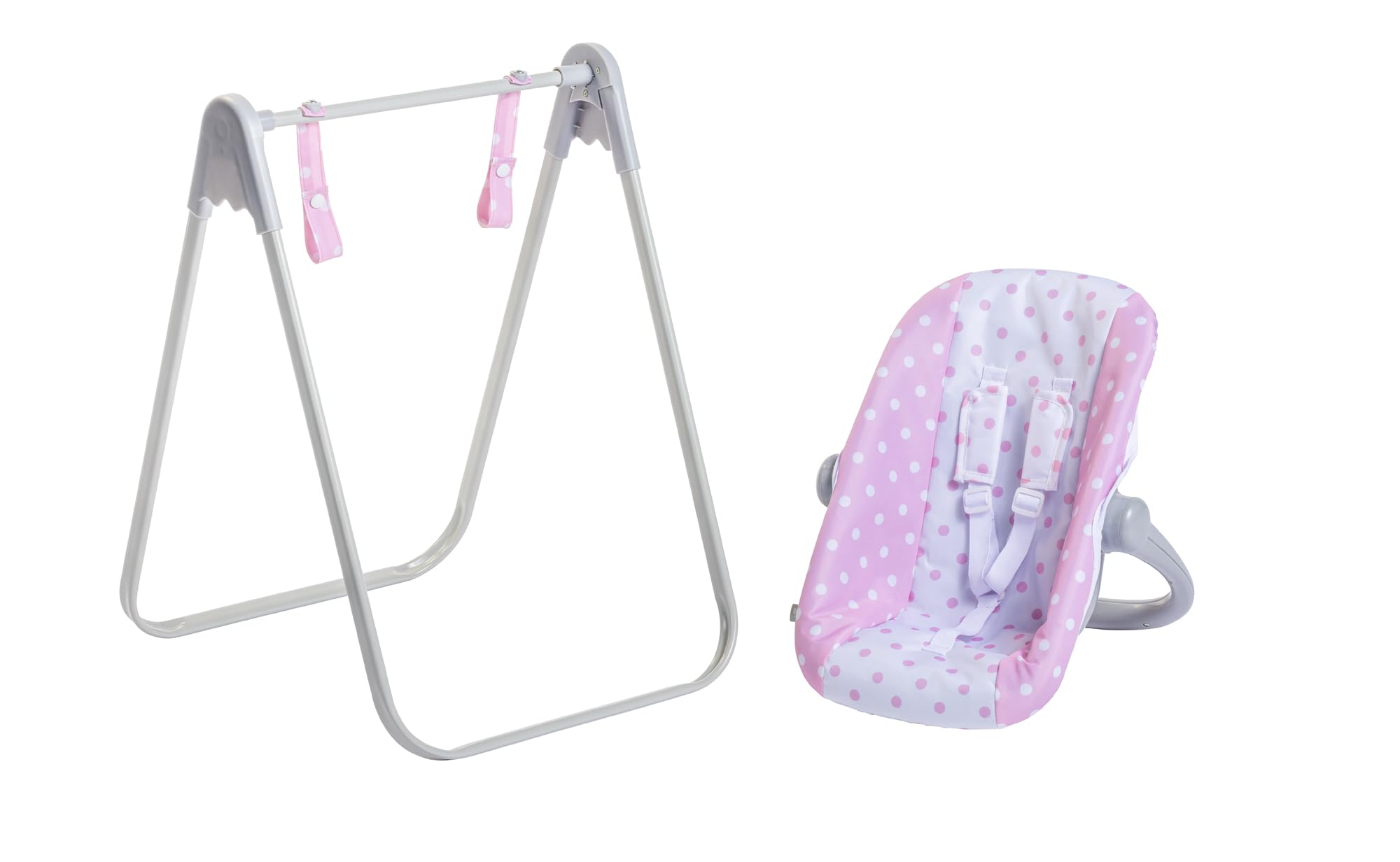 JC Toys for Keeps Playtime | 2 in 1 Baby Doll Swing and Portable Carrier | for Dolls up to 18