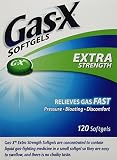 Gas-x Extra Strength , 120 Softgels, Gas, Bloating, Relief Simethicone 125mg