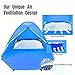 ropoda Beach Tent, Portable Pop up Sun Shelter-Automatic Instant Family UV 2-3 Person Canopy Tent for Camping,Fishing,Hiking,Picnicing-Outdoor Ultralight Canopy Cabana Tents with Carry Bag