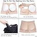 KIWI RATA Womens Seamless Butt Lifter Padded Lace Panties Enhancer Underwear,Nude,Small