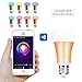 Wowfeel Smart Wifi LED Light Bulb 7W Dimmable Multicolored Color Changing Lights Work with Amazon Alexa, Smartphone Free APP Control, Silver, 7W