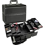 Seya Large Pro Makeup Artist Case (All Black Smooth)