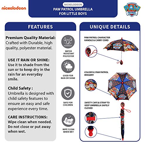 3 Nickelodeon+Little+Character+Rainwear+Umbrella