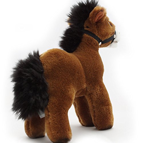 Pony Spirit Pferd Isländer Vollblut braun mit Halfter Plüschtier Kuscheltier Plüschpferd Pferdchen 22 cm – Bild 5