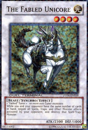 Yu-Gi-Oh! - The Fabled Unicore (DT04-EN039) - Duel Terminal 4 - 1st Edition - Super Rare