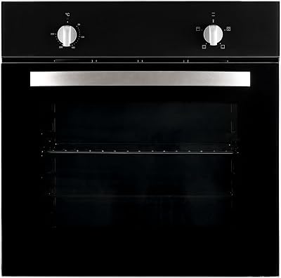 SIA SSO59BL 60cm Single Electric Oven Multi-function Black Glass Front