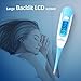 Easy@Home Digital Basal Thermometer with Bonus 25 Ovulation Test Strips, 1/100th Degree High Precision and 30 Records, Perfect for Ovulation Tracking and Natural Family Planning, New EBT-100B + LH 25