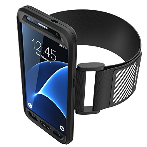 Galaxy s7 armband, supcase easy fitting sport running a…