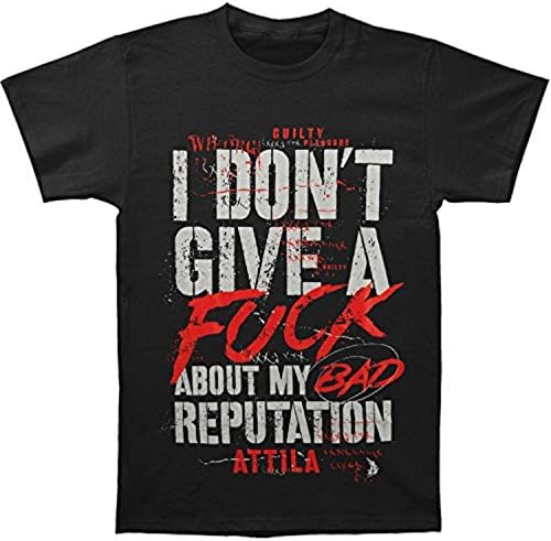JJlinge Attila Men39;s Bad Reputation T-shirt Black XX-Large