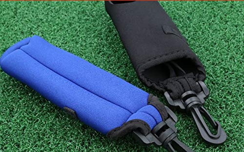 Lightahead Golf Balls & Tees Holder Accessories Bag with Clip, Storage Case Pouch Pack of 3 Neoprene Bags.Souvenirs Novelty Golf Gifts & Presents