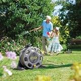 Hozelock Compact Hose Reel 15m with Integrated Handle and Hose view 2