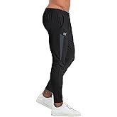BROKIG Mens Tapered Gym Joggers,Men's Lightweight Jogging Pants Quick Dry Casual Athletic Running Workout with Pockets