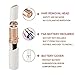 Facial Hair Removal for Women, Portable Mini Hair Removal Shave Hypoallergenic Shaver Device for Woman Face Chin Lip Body (Battery Not Included)