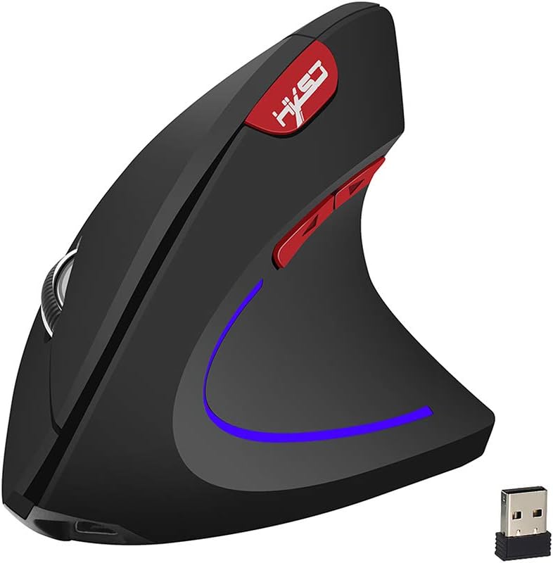 Amazon.com: XZYP T22 Wireless Vertical Mouse, 2.4GHz Rechargeable