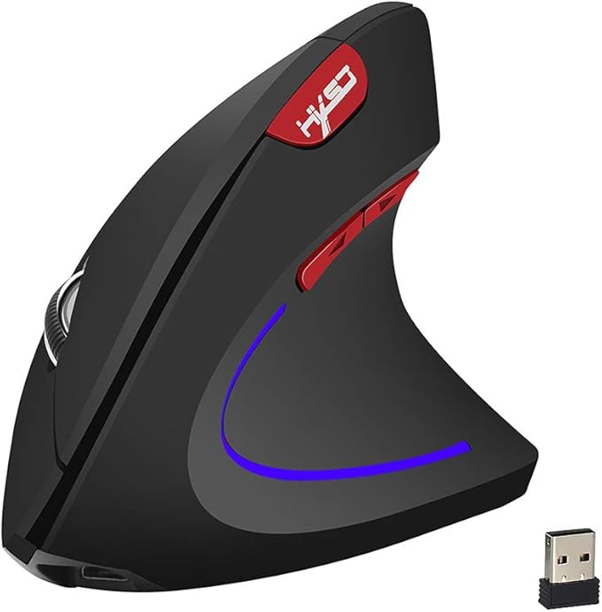 Amazon.com: XZYP T22 Wireless Vertical Mouse, 2.4GHz Rechargeable