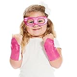 Magenta Superhero Eye Mask and Powerbands