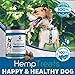 Hemp Treats - Safe Calming Treats for Dogs - Hemp Oil for Pets - Dog Anxiety Relief - Calming Aid - May Help with Separation Anxiety - Storms - Fireworks - Chewing - Stress - Barking - 120 Count