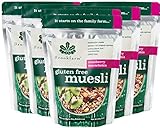 Brookfarm Gluten-Free Macadamia Muesli, Cranberry, 10.6 oz (300g), 6-Pack