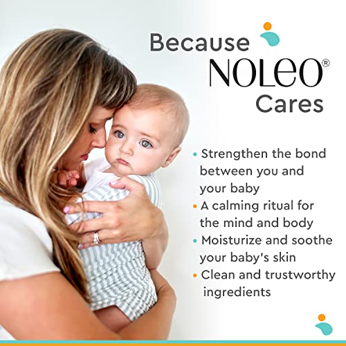 NOLEO Gentle Baby Oil Calming Baby Oil for Newborn w/ Grapeseed