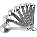 CJHFAMILY Set of 10 Stainless Steel Measuring Spoons