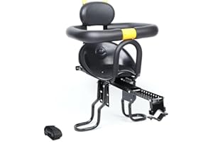MIMODA Kids Bike Seat, Universal Toddler Bike Seat Carrier for 1-6years Old, Up to 60lb Front Mount Child Bike Seat, for Adult Bike, Mountain Bike, Electric Bikes, Bicycles