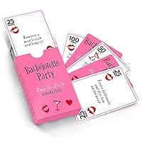 LOHO WONDERZ Bachelorette Dare Card Game, 52 Different Sheets, Bachelorette Party Idea, Girls Night Out Activity, Bridal Party Game, Wedding Showers, Engagement and Birthday Party