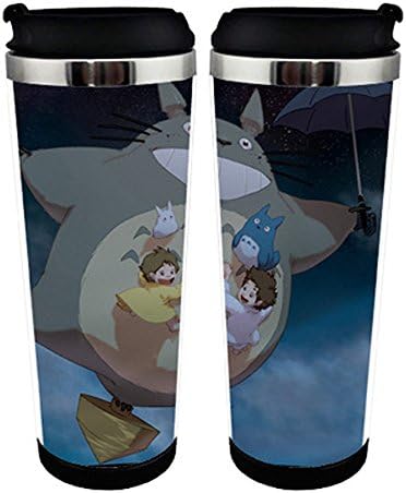 Cute Cartoon Totoro Stainless Steel Travel Mug Coffee Milk Mugs Cups Christmas Birthday Best Gift (I)