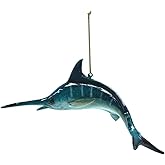 TG,LLC Treasure Gurus Hanging Swordfish Christmas Tree Figurine Ornament Holiday Fishing Gift Nautical Xmas Decor