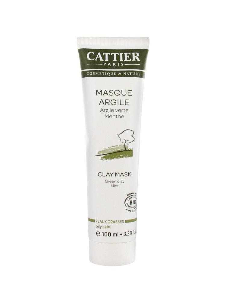 Cattier Organic Mint Green Clay Mask 100ml