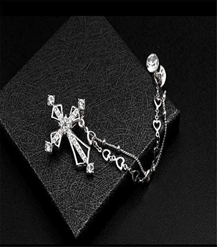 SIYWINA Men's Brooch British Wind Suit Cross Brooch Vintage Corsage