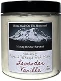 Whipped Body Butter Creamy Shea in Vanilla Essence - 8oz Butter To Energize & Revitalize Your Skin - Packed With Vitamins & Fatty Acids From The Shea Butter Which Contains Lavender Essential Oils!