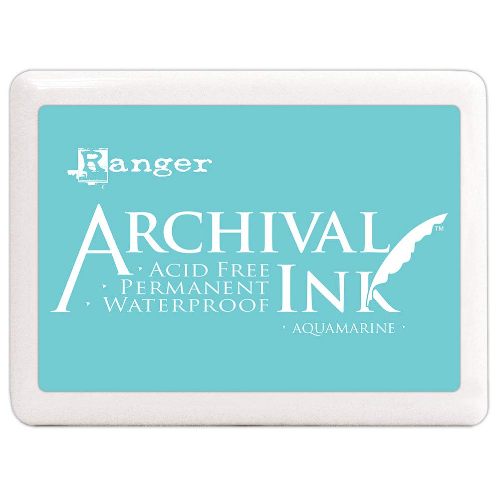 Ranger STMP PAD ARCHIVAL #3 Aquamarine, Large