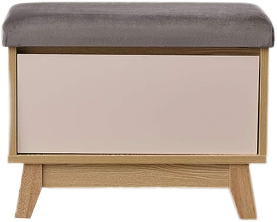 Hall D Entree Banc De Rangement En Bois Etagere De Rangement For Rack Chaussures Cabinet Chaussures Banquette De Rangement Organisateur For Vestibule Salon 60x35x45cm Chambre Color Gray Amazon Fr Cuisine Maison