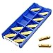 Ologymart 10pcs MGMN300-M Carbide Inserts 3mm Width for MGEHR/MGIVR Grooving Cut-Off Tool