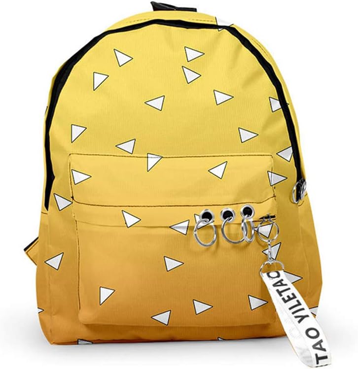 Anime Demon Slayer Backpack Tanjirou Giyuu Nezuko Zenitsu Cosplay Daypack Student School Bag