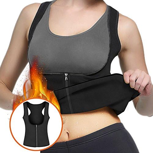 CAIPUDAN Women Neoprene Sauna Sweat Waist Trainer Vest/Corset Vest Body Shaper