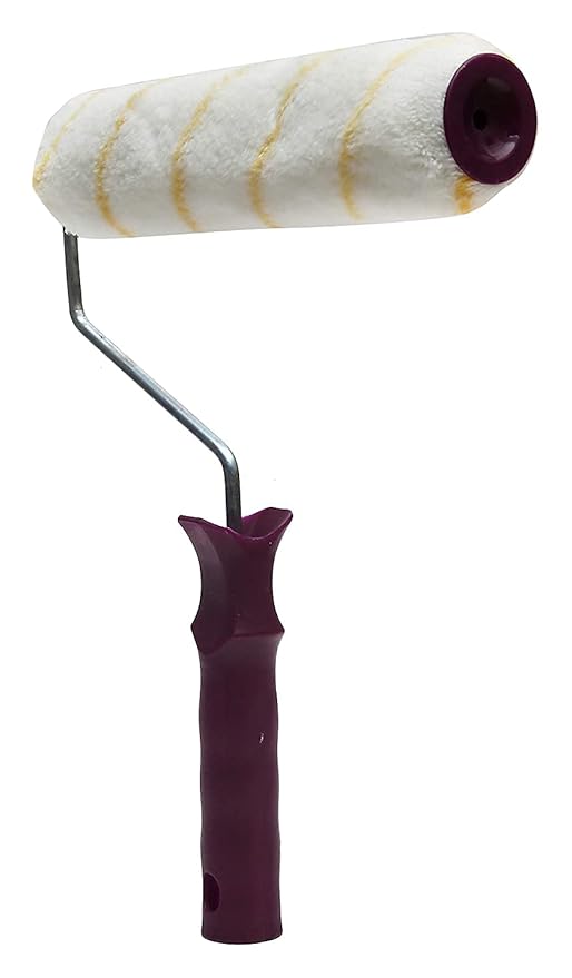Premium Interior Painting Silk Roller with Twin Lock (Yellow, 2 inch