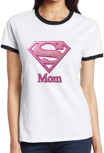 USWL Mothers Day Cake Topper CONTRAST COLOR Women T-Shirt 100% Cotton Arts Crafts&Sewing Clothing Tshirt Lady Unique Black X-Large