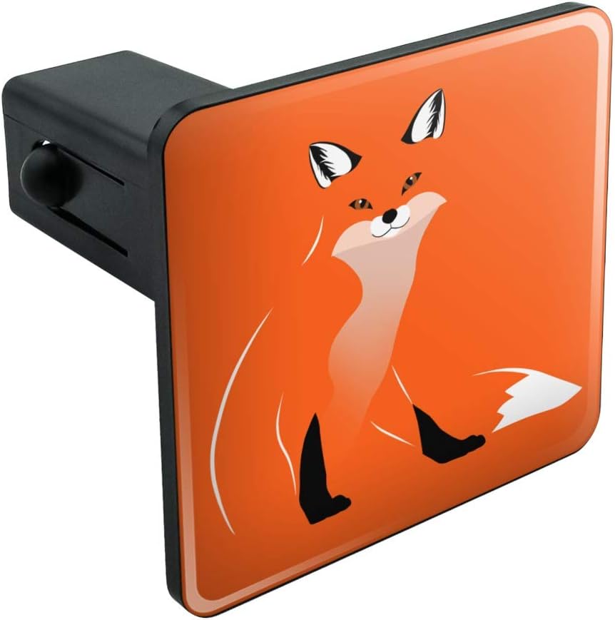 Graphics and More Stylish Red Foxy Fox Tow Trailer Hitch