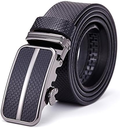 Anthony Moore Fashion Belt Mens Belts Real Leather Men Belt Cinturones Hombre Ceinture Homme Black 120Cm