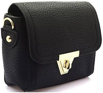 Amazon Hangerhouse ショルダーバッグ ポシェット おしゃれ ママ 通勤 旅行 924 ブラック ノーブランド品 ショルダーバッグ