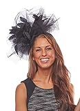 Flaunt It Feathered Fascinator Cocktail Hat with Headband