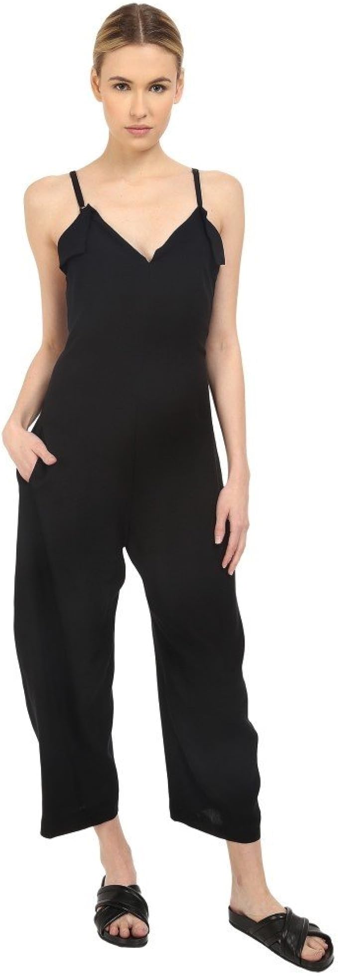 Amazon Co Jp ヨウジヤマモト Y S By Yohji Yamamoto レディース ワンピース ドレス オールインワン Strap Overall Jumpsuit 並行輸入品 服 ファッション小物