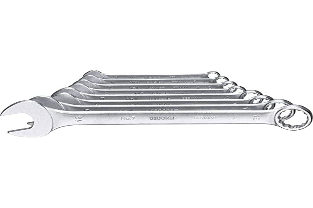 GEDORE 6092850 Combination Spanner Set 8-19 mm 8 Pieces
