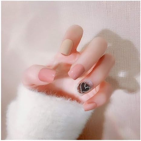 Amazon Co Jp Nail Stickers 花嫁24枚セット偽偽ネイル Strawberry集成パッチアート ピュアカラフルなウェアラブルマニキュア完成ネイルのヒント Color S43 24 Sheet ホーム キッチン
