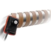 BriskHeat HSTAT051010 XtremeFLEX HSTAT Silicone Rubber Heating Tape With Adjustable Thermostat Controller, W x L: 0.5 x 120-Inch, 120VAC