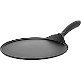 Hascevher Teflon Classic Nonstick 7 Inch Crepe Pan, Griddle Cookware CR7 Black