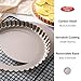 Bakerdream Tart Pan Nonstick Quiche Pan 3.5 Inch Fluted Tart Pan with Removable Bottom Mini Tart Pan Round Pie Pan Pack of 4