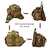 Qcute Camera Bag, Tactical Bag, Shoulder Messenger Bag, Waterproof Multifunctional Sling Bag with Liner, Fit for Hiking, Outdoor Sports, Daily Service and Military Affairs