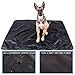 Max and Neo Waterproof Sherpa Fleece Dog Blanket - One Side Soft Sherpa Fleece, One Side Ripstop Waterproof Nylon - We Donate a Blanket to a Dog Rescue for Every Blanket Sold (Large, Black/Gray)